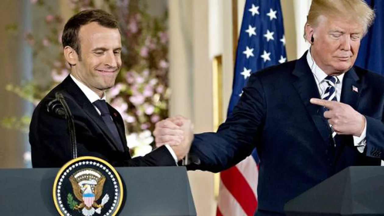 Macron l-a bătut pe Trump cu propriile arme
