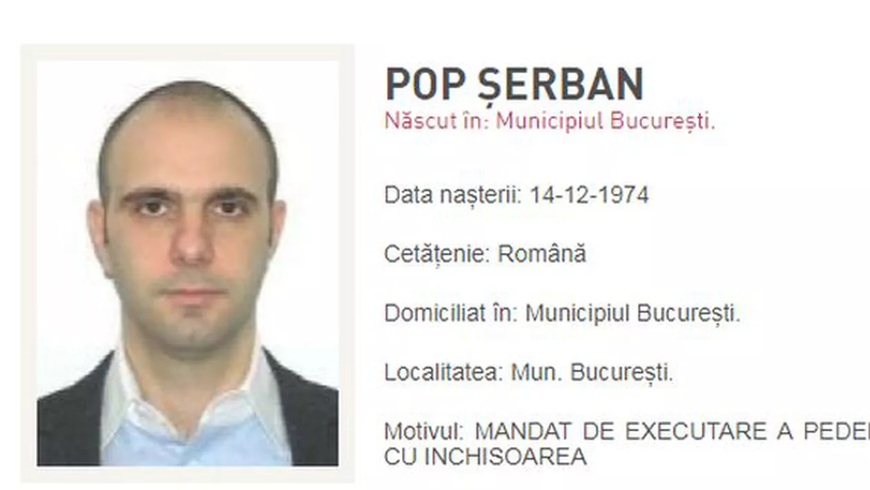 Fostul șef al ANAF, Șerban Pop, condamnat la închisoare cu executare în dosarul Alinei Bica, a fost prins în Italia 
