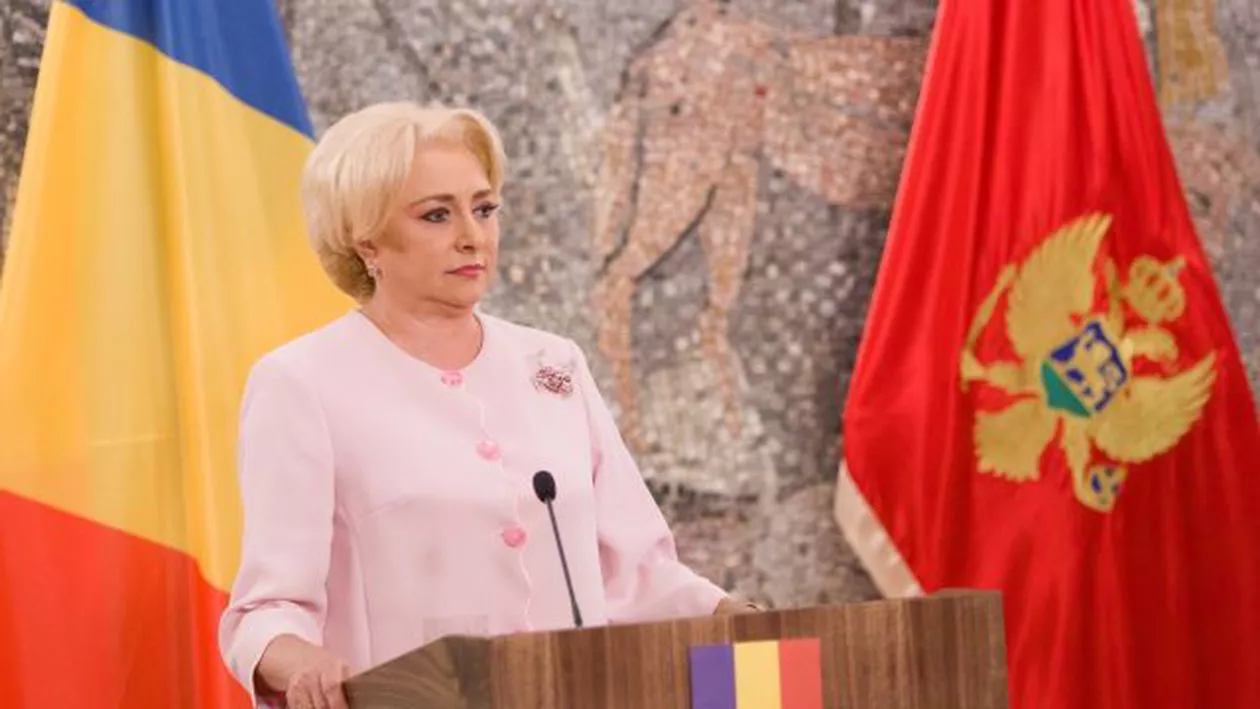Viorica Dăncilă a comis o nouă gafă: Aflat în Muntenegru, premierul a confundat capitala țării cu cea a provinciei Kosovo (VIDEO)