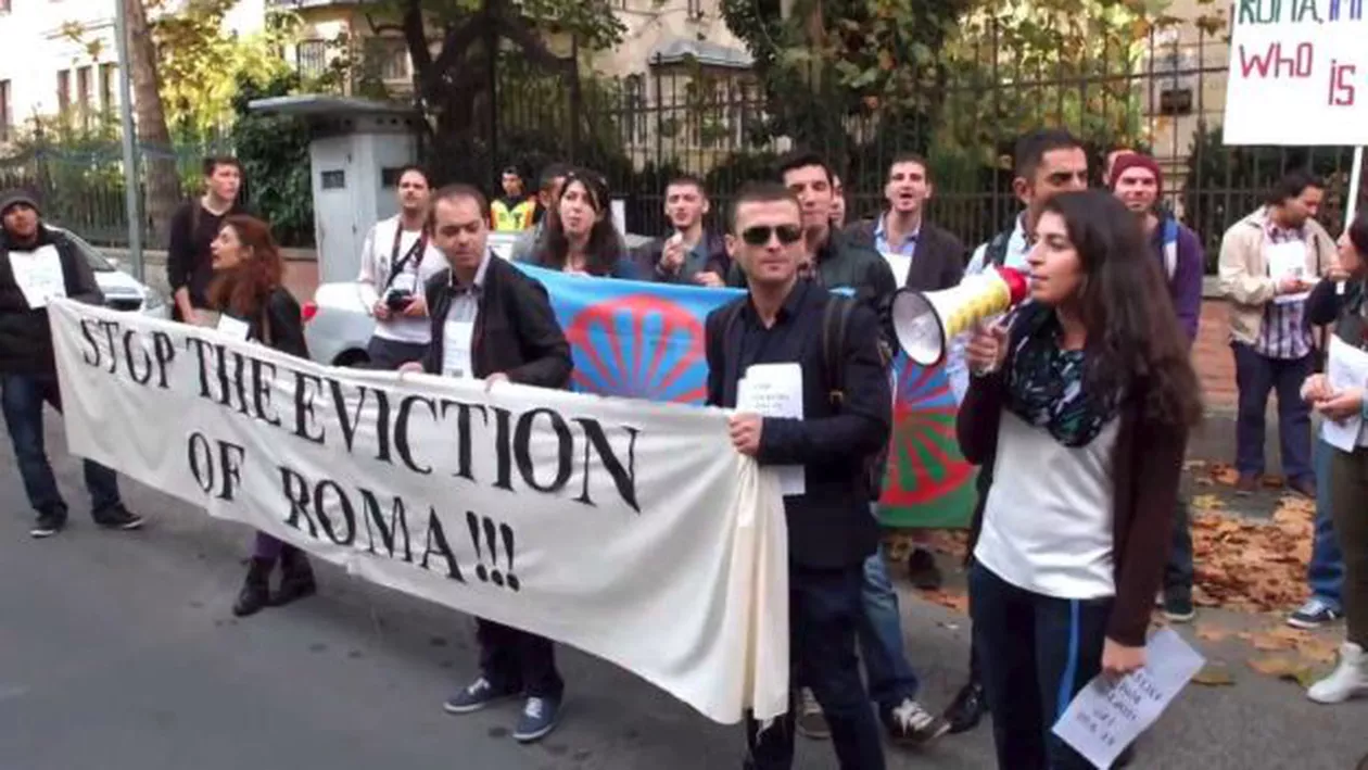 Protest al activiştilor pentru drepturile romilor în Bucureşti: Ce a aprins scânteia conflictului