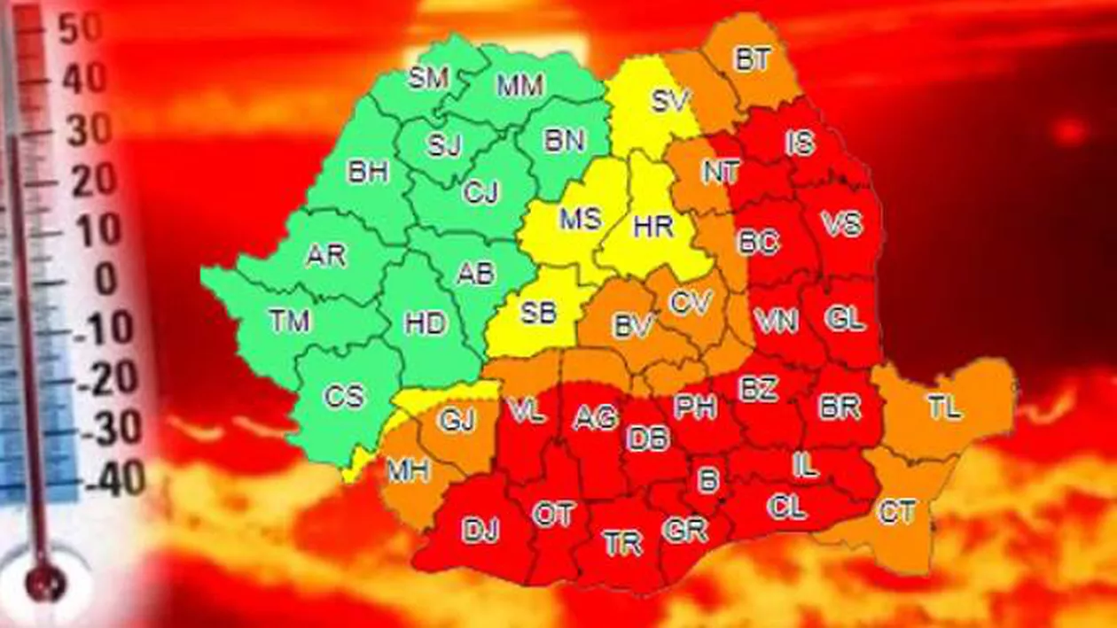 România ARDE! Meteorologii AVERTIZEAZĂ: Temperaturi CANICULARE în următoarea perioadă