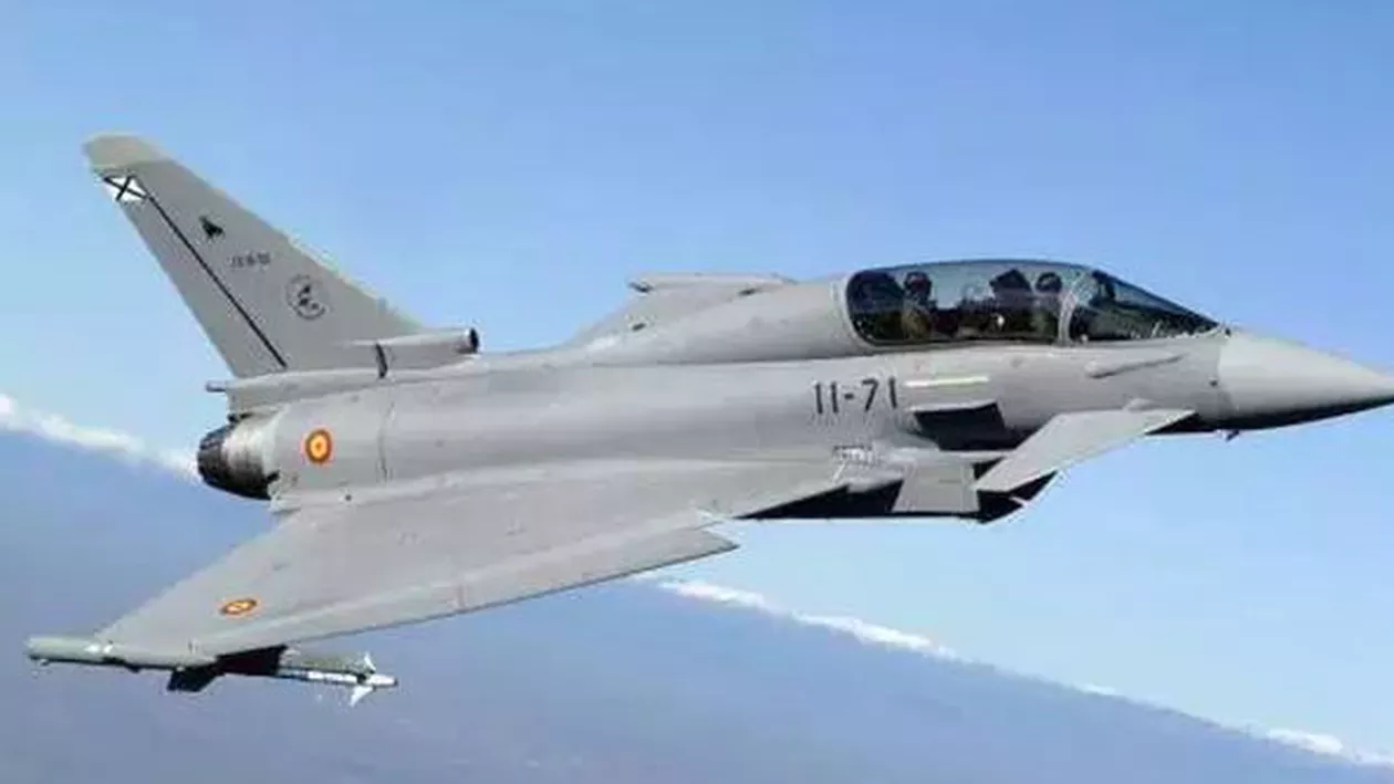 Incident grav în spaţiul aerian: Un avion de vânătoare spaniol a lansat accidental o rachetă deasupra Estoniei