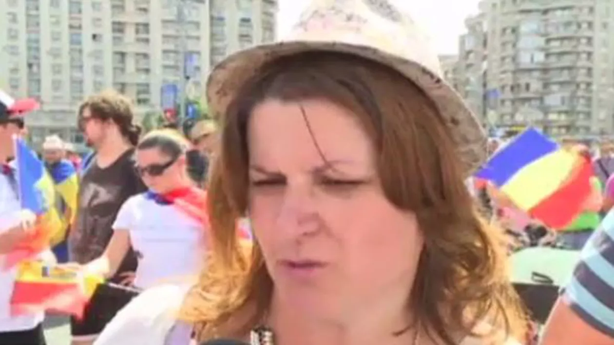 Protestatară: Nu mai suport să ne conducă prostimea!