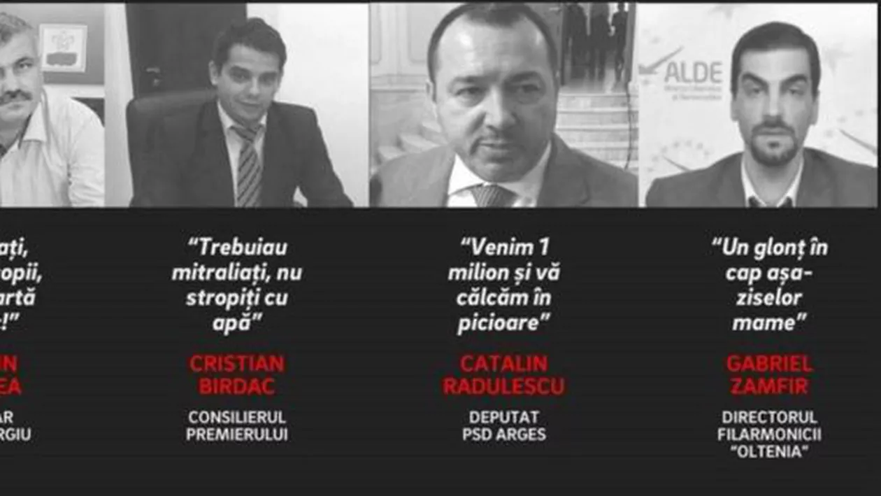 PSD-ALDE, despre protestatari: Trebuiau MITRALIAȚI, nu stropiți cu apă / Un GLONȚ ÎN CAP așa-ziselor MAME / Venim 1 milion și VĂ CĂLCĂM ÎN PICIOARE! (FOTO)