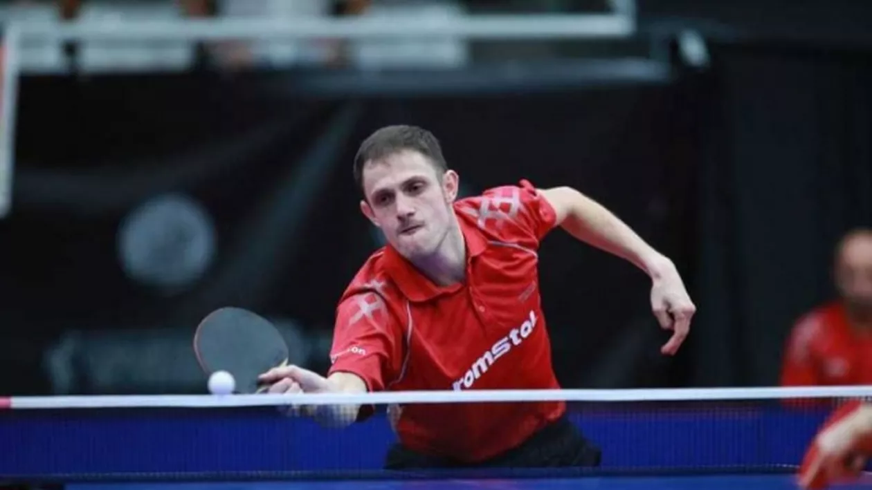 Performanță la tenis de masă! Ovidiu Ionescu a obținut argintul după șase decenii de la ultima clasare de pe locul doi