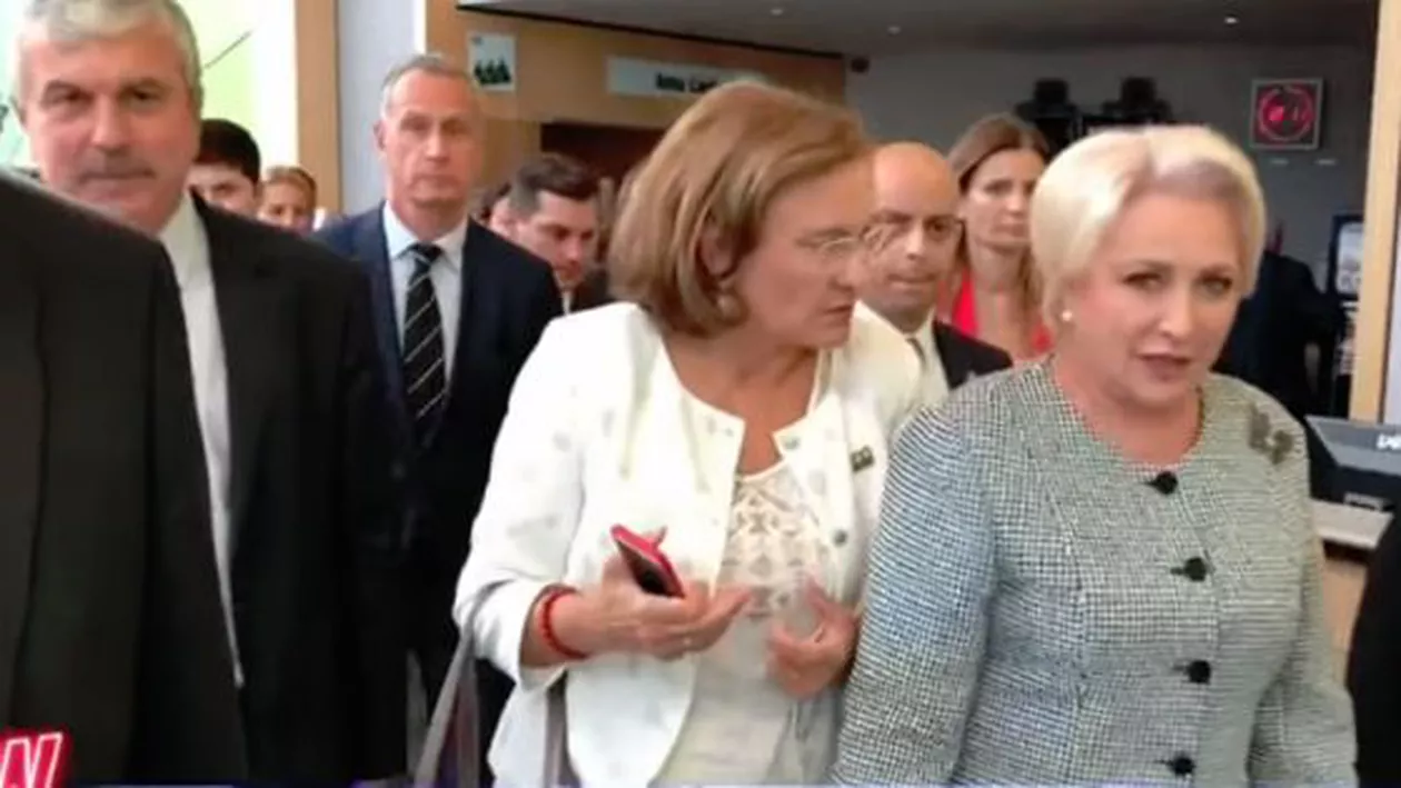 Dăncilă și Toader au fugit de presă, la Bruxelles (VIDEO)