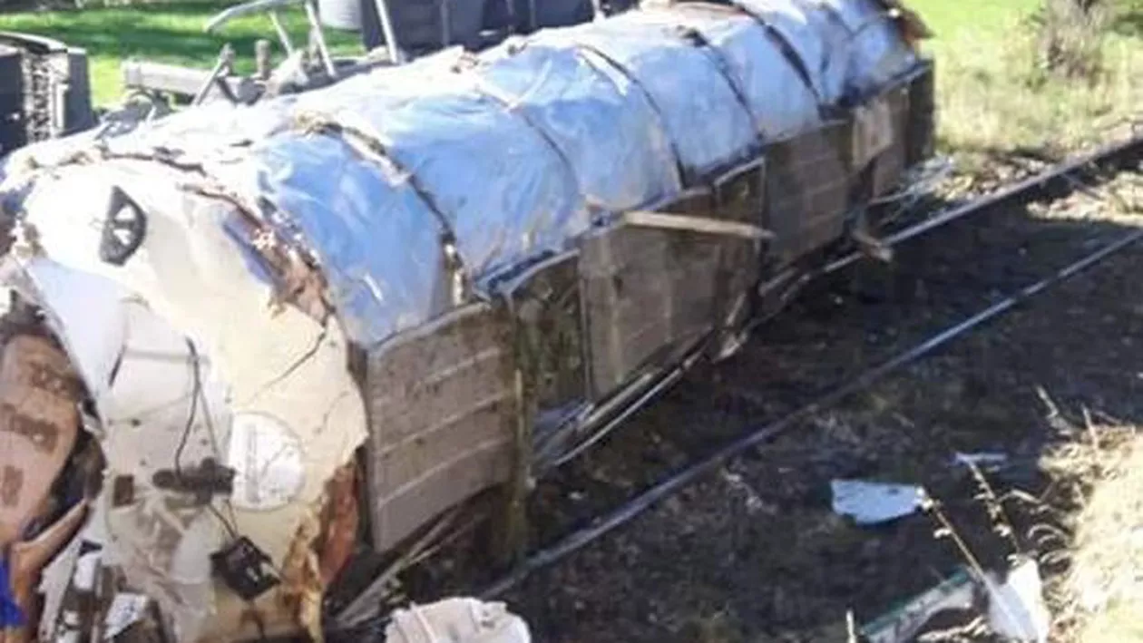 Ultima oră: Trafic feroviar BLOCAT! O cisternă s-a răsturnat pe calea ferată! Bilanțul victimelor