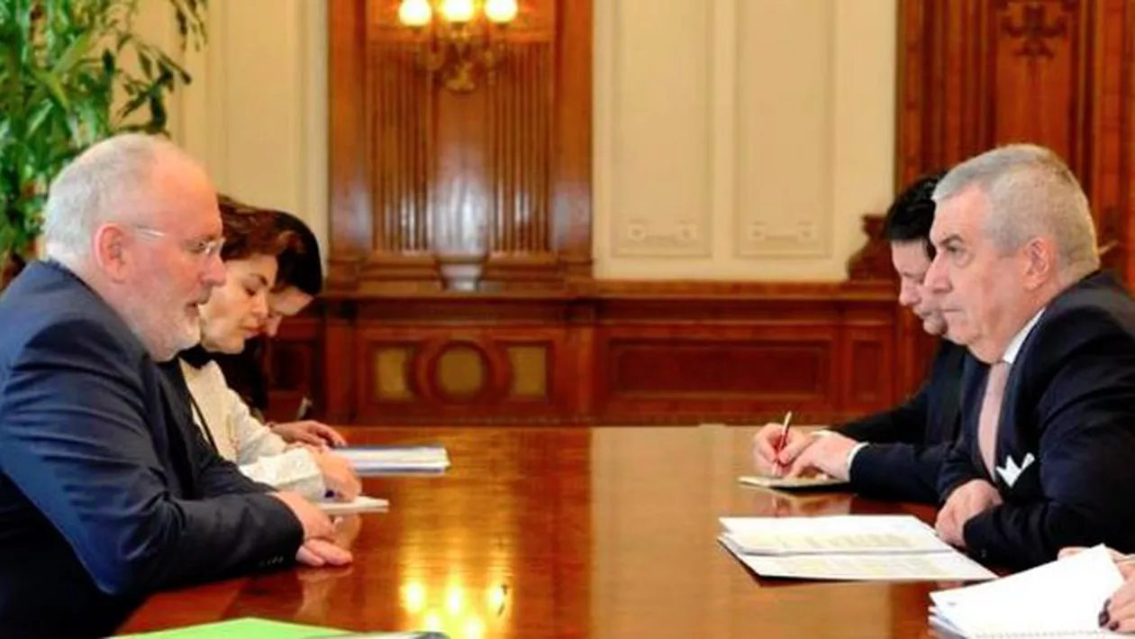 Ce a înţeles Tăriceanu din criticile lui Timmermans: Comisia Europeană nu este confortabilă cu apariția acestor protocoale, care lovesc statul de drept