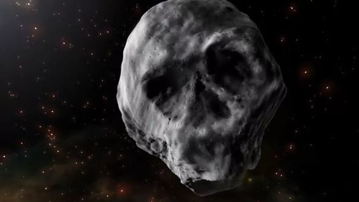 BAU! Asteroidul cu aspect de craniu ne va bântui chiar de Halloween