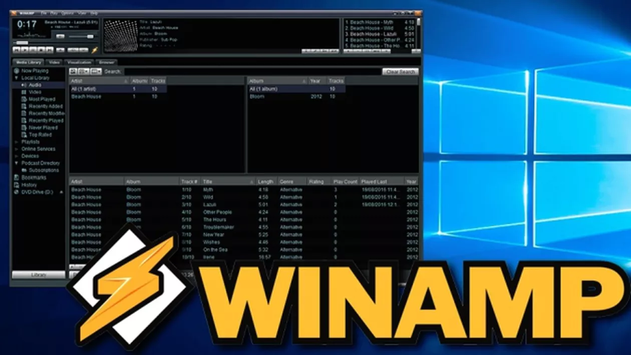 Legendarul player muzical WINAMP revine în top! Veste bună peste 100 milioane de utilizatori fideli