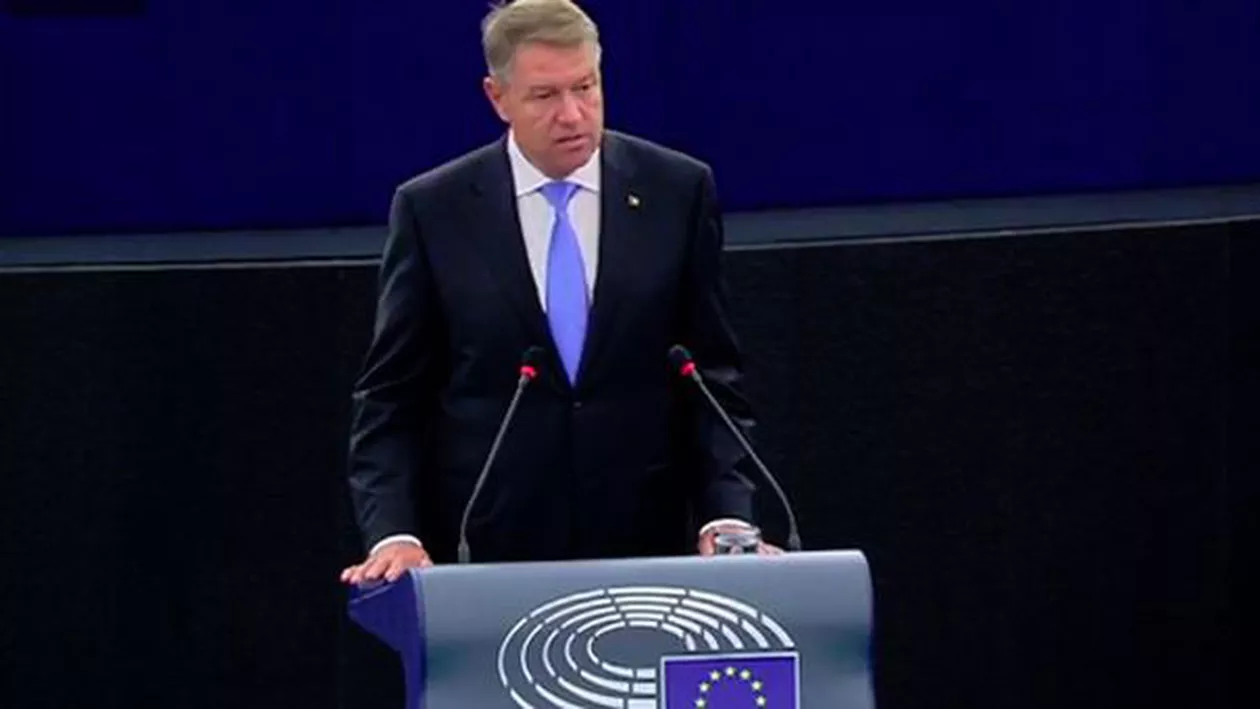 Klaus Iohannis, mesaj în Parlamentul European: 'România NU acceptă o Europă cu mai multe viteze' - Presedintele cere 'coeziune si solidaritate' (VIDEO)