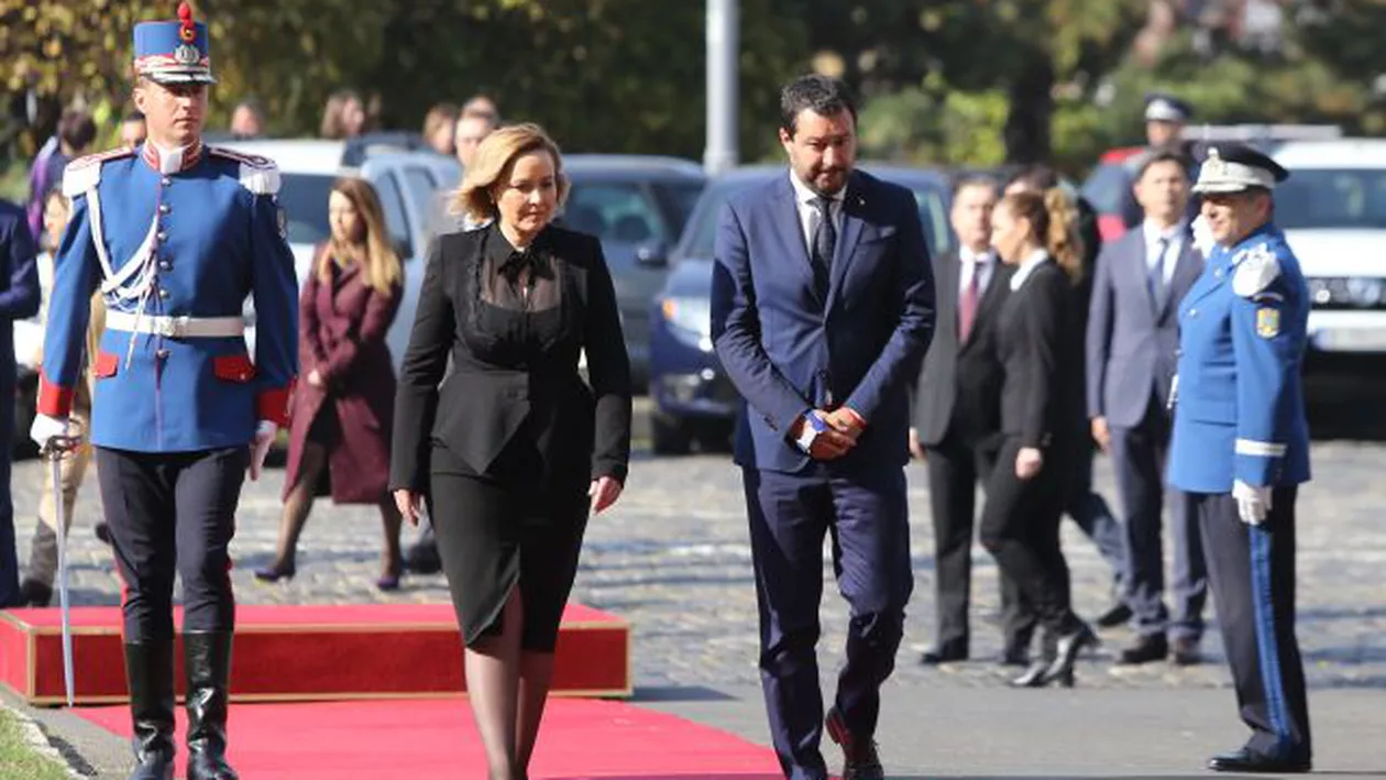 Carmen Dan l-a confundat pe ministrul de Interne Matteo Salvini cu premierul Italiei (FOTO)