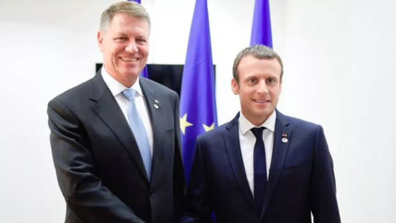 Klaus Iohannis pleacă într-o vizită oficială în Franţa la invitaţia lui Emmanuel Macron