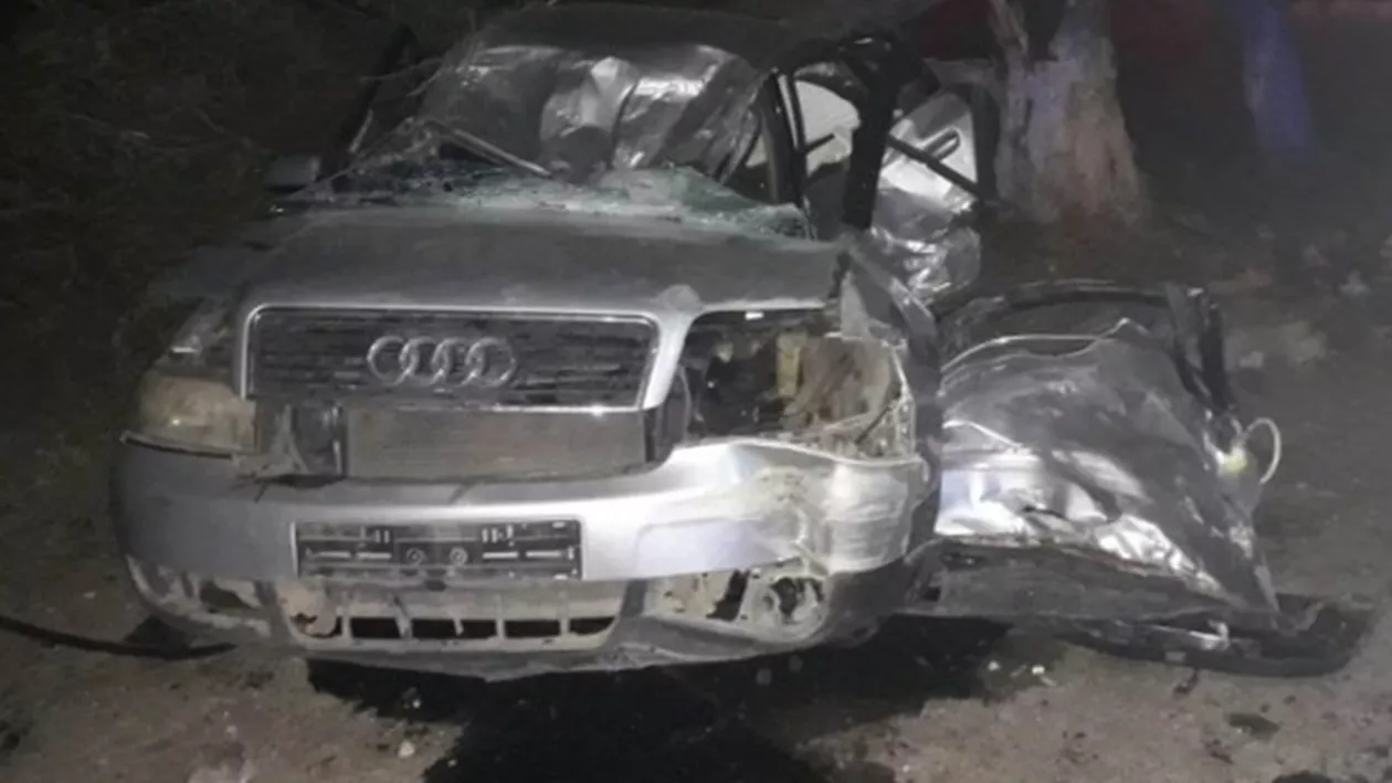 Olt: Un băiat de 18 ani fără permis s-a urcat la volan şi i-a băgat în spital pe toţi pasagerii care l-au însoţit (FOTO)