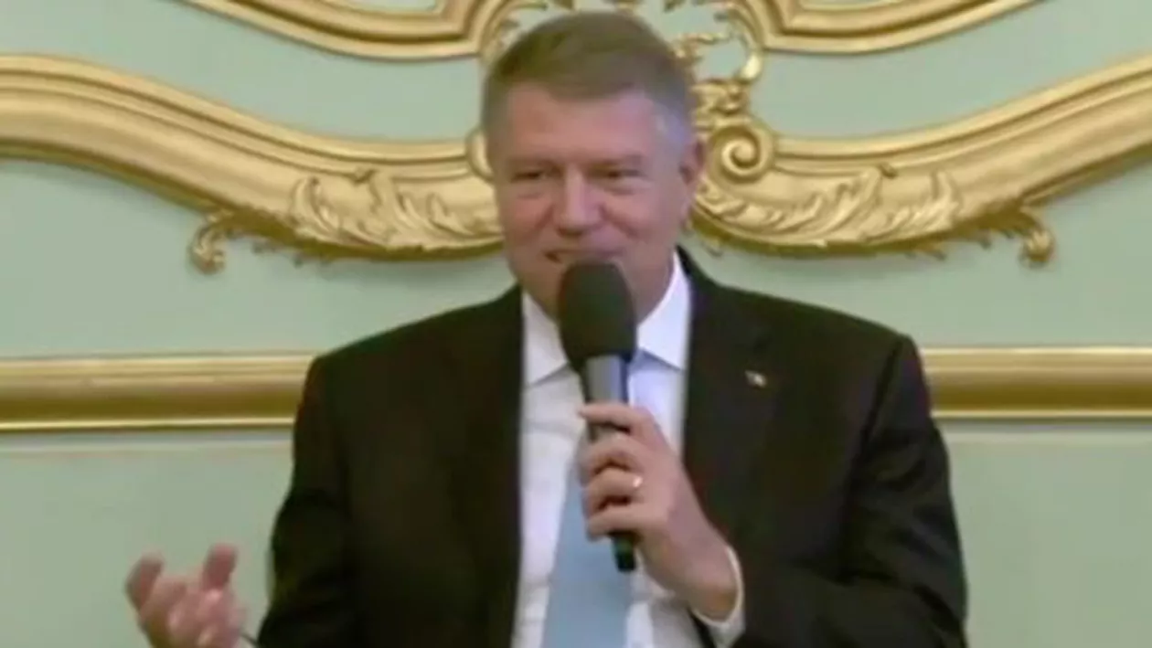 Iohannis a făcut o glumă ca între profesori cu laureatul premiului Nobel la fizică în 2018. Reacţia savantului (FOTO)