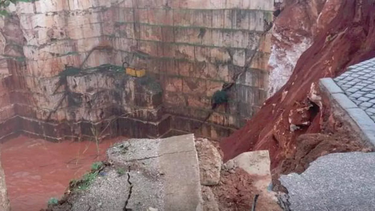 TRAGEDIE în Portugalia! Un segment de autostradă, surpat din cauza precipitațiilor abundente (VIDEO)