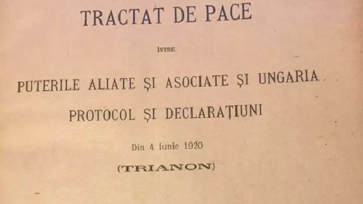 CENTENAR 2018. Interviu cu posesorul singurei versiuni în limba română a Tratatului de la Trianon, considerat actul de naștere al României: Tot ce sărbătorim anul acesta se datorează acestui document