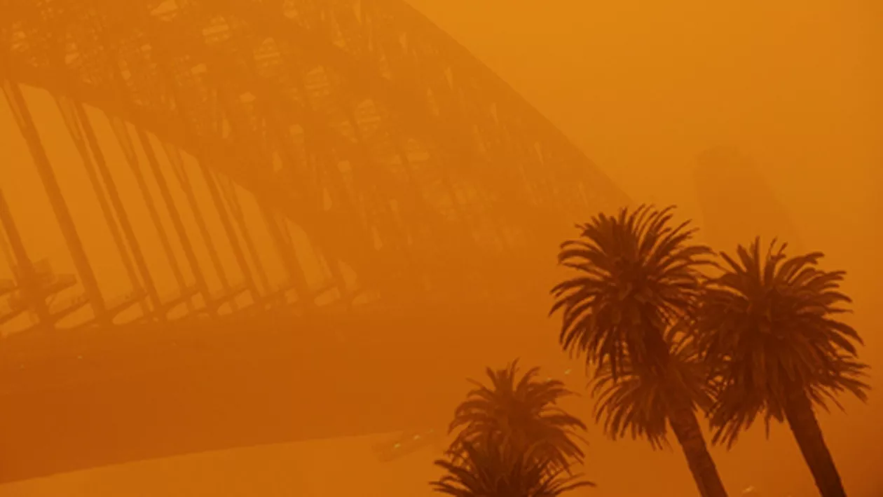 Stare de ALERTĂ în Australia: Cerul a devenit complet ROŞU. Care este motivul HALUCINANT