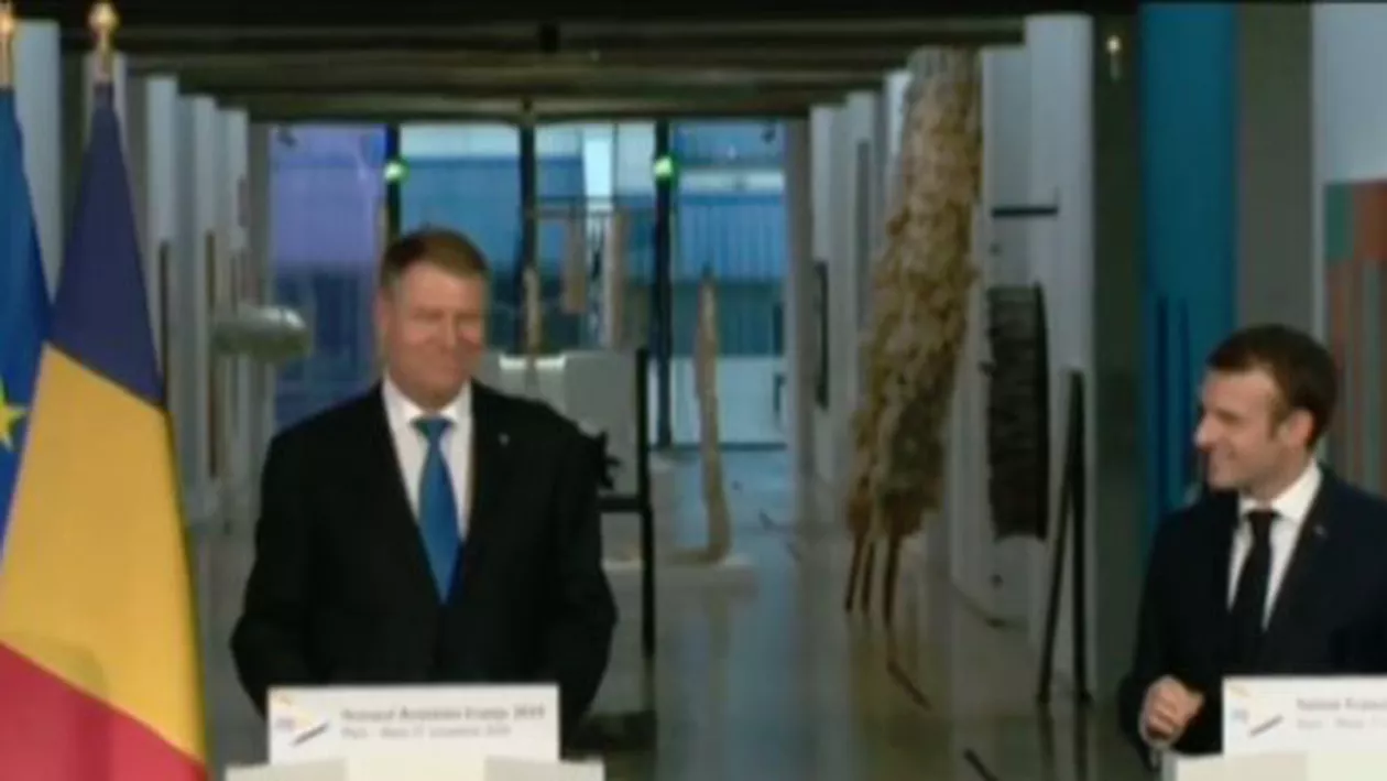 Iohannis, discurs alături de Macron: Franța nu a găsit o mai mare compatibilitate ca în România. Celebrăm acum o istorie comună! (VIDEO)