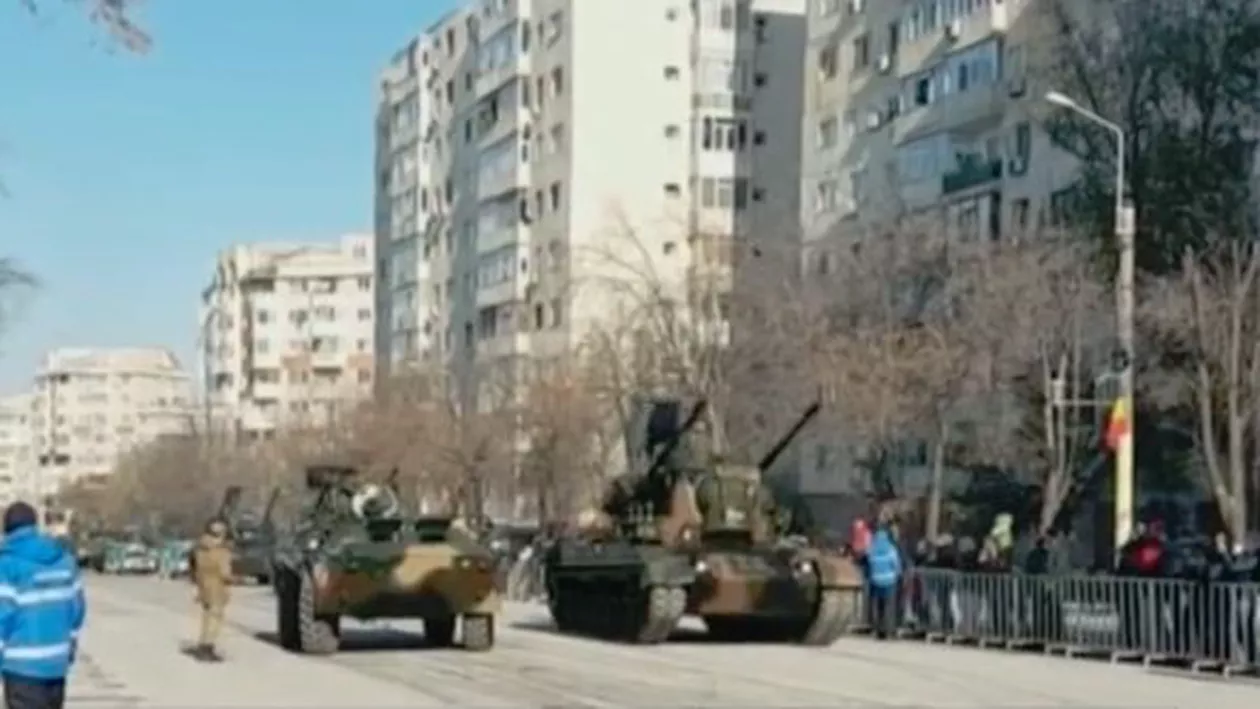 Incident la parada din Constanța: Un TAB a rămas blocat în mijlocul bulevardului (VIDEO)