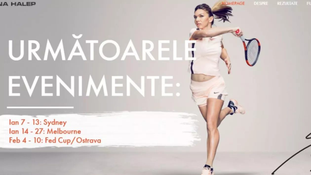Surprize pentru fanii SIMONEI HALEP! Liderul WTA şi-a lansat propriul site: Poate fi accesat AICI