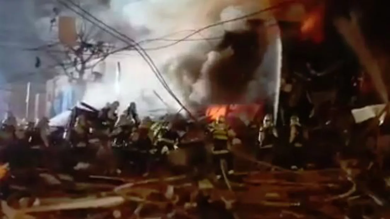 Explozie PUTERNICĂ la un restaurant. Sunt zeci de răniți. Autoritățile, ÎN ALERTĂ (VIDEO)