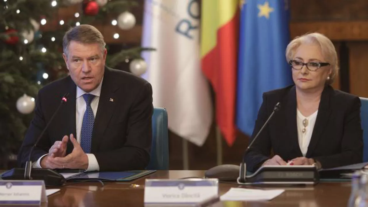 Iohannis: Când particip la ședința de Guvern, o prezidez. Răspunderea asupra punctelor în discuție aparține doamnei premier (VIDEO)