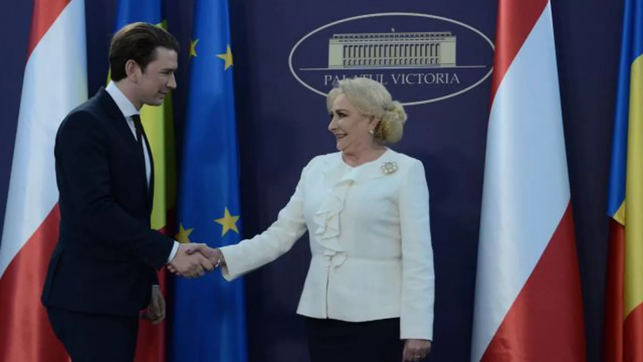 Cancelarul austriac, după întâlnirea cu Viorica Dăncilă: Am discutat despre grijile noastre în ceea ce privește statul de drept și abordarea investitorilor internaționali (VIDEO)