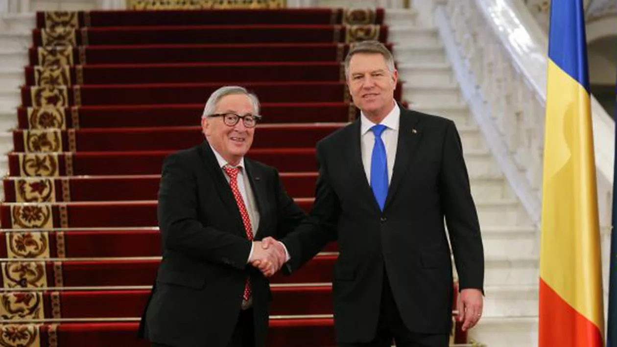 Întâlnire Juncker - Iohannis la Cotroceni, în cea de a doua zi a vizitei oficialilor europeni la București (VIDEO, FOTO)