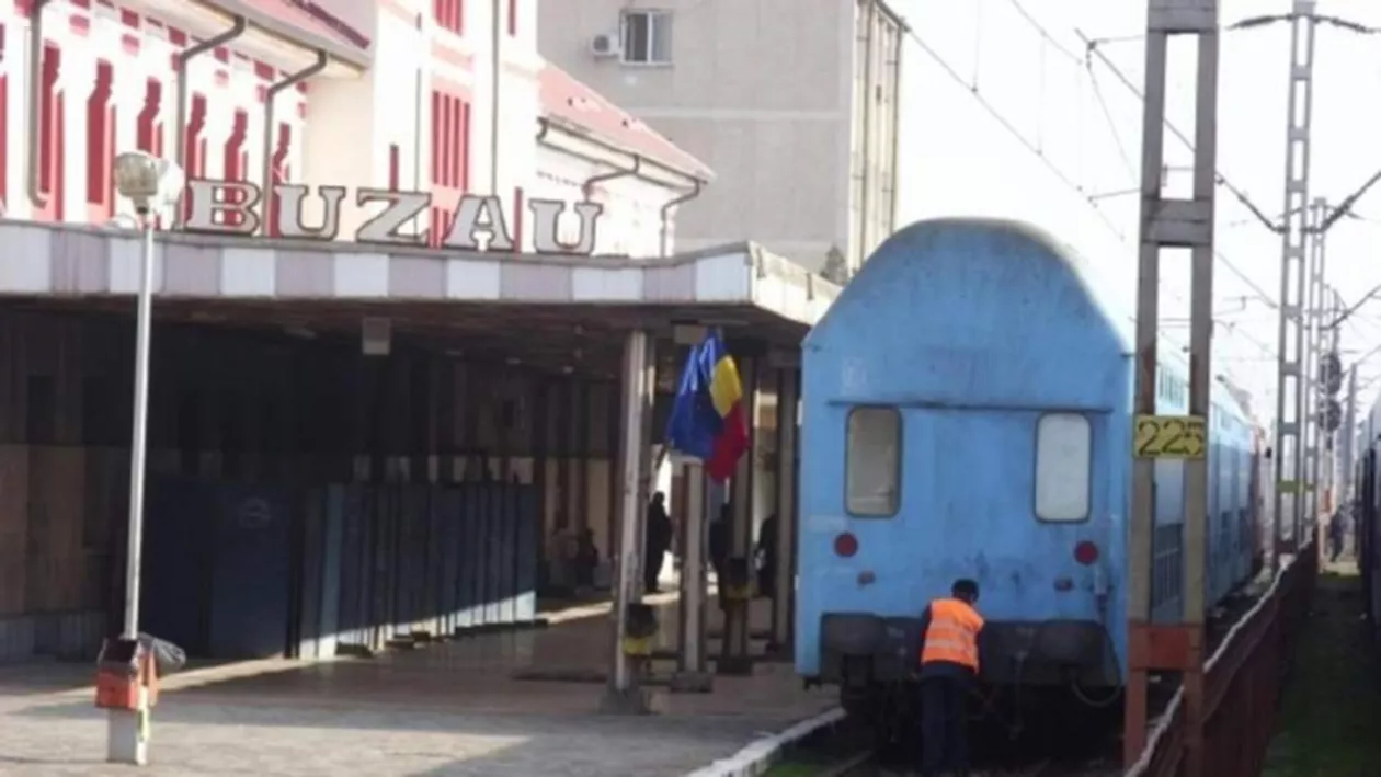CUMPLIT: Un bărbat s-a aruncat ÎN FAŢA TRENULUI, în gara din Buzău!