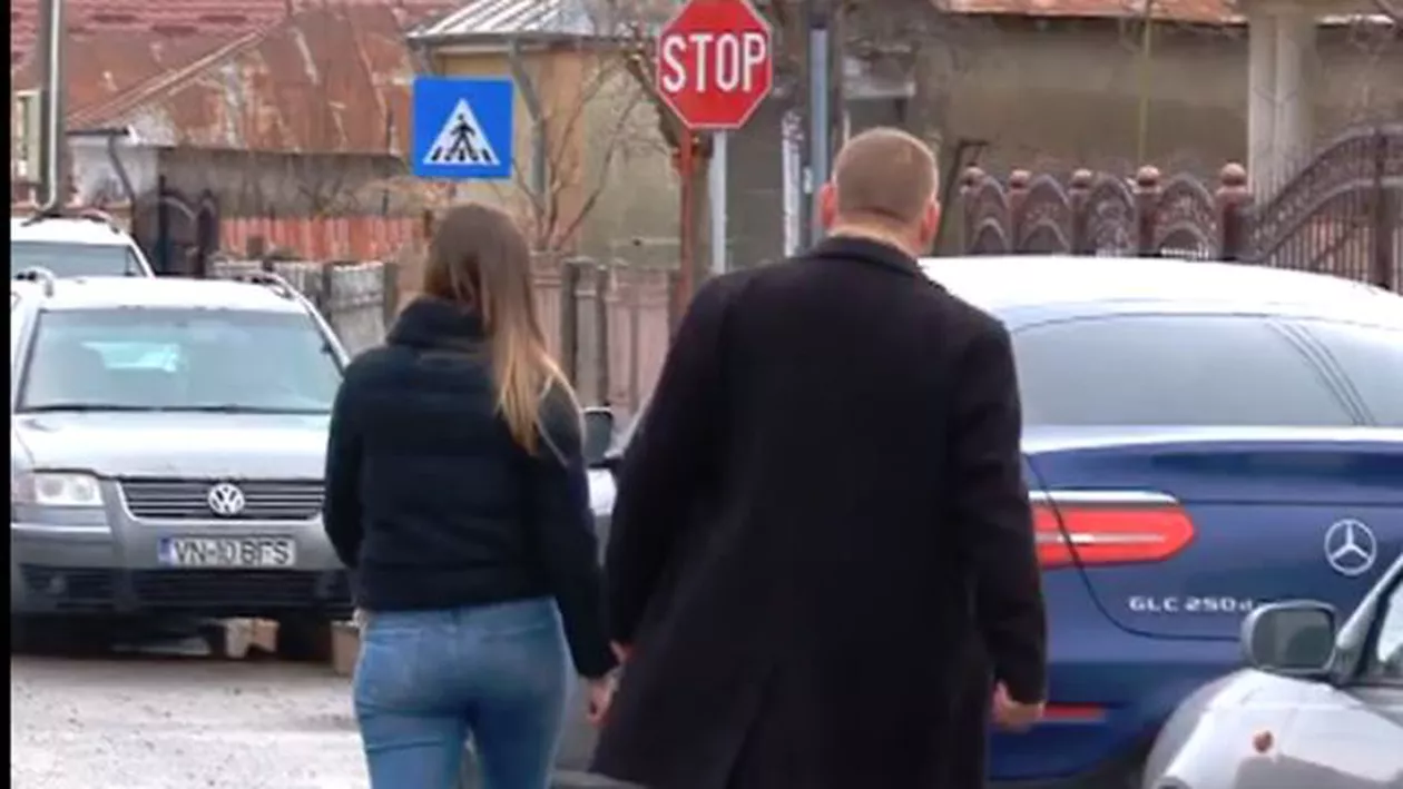Baronul de Buzău Cristian Bîgiu, luat de fata lui de la puşcărie într-un Mercedes GLC (VIDEO)