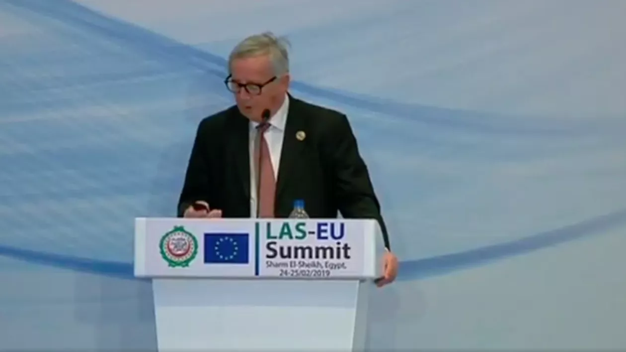 Jean-Claude Juncker, SUNAT INSISTENT în timpul unui dicurs: 'Suspectul obișnuit.... soția mea!' (VIDEO)