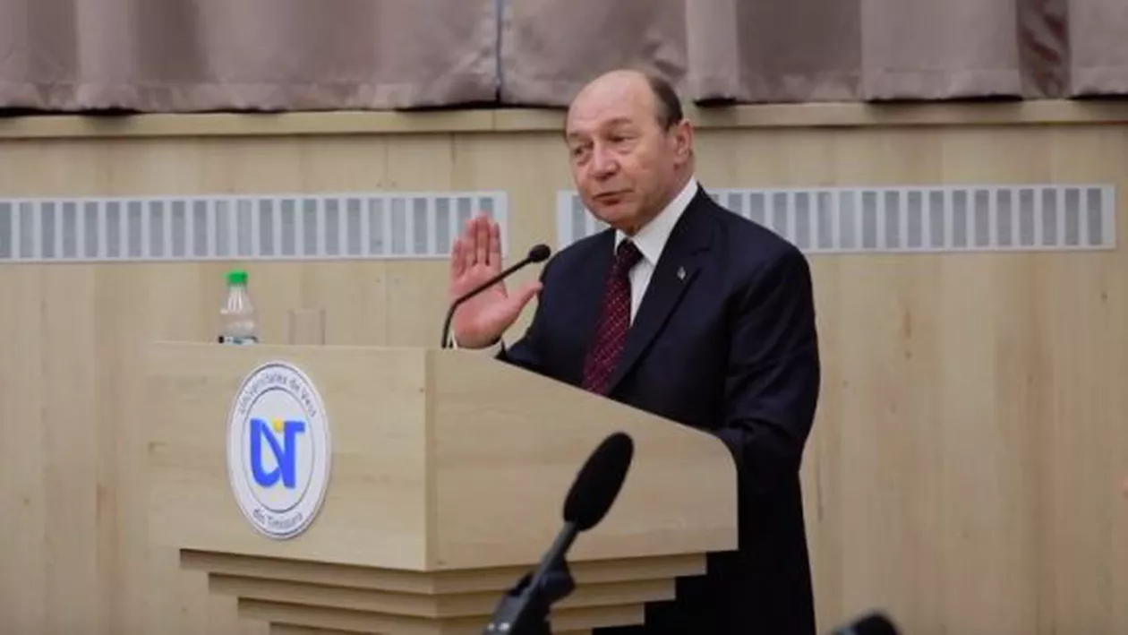 Traian Băsescu, în fața studenților de la Universitatea de Vest din Timișoara: `Cea mai mare realizare pe care am avut-o în mandatul meu a fost Justiția independentă`