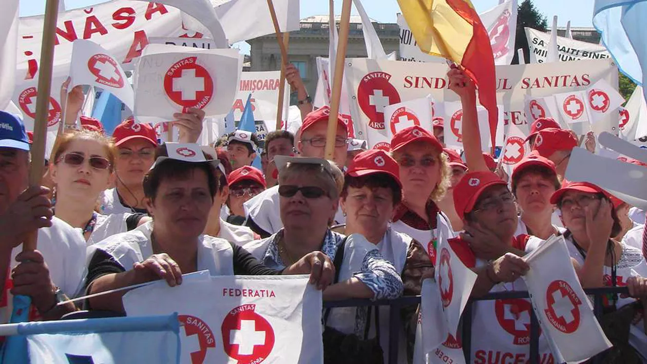 Protest la Ministerul Sănătății: 'Nu trebuie să te joci cu sănătatea pacienţilor sau să îți bați joc de cei care oferă sănătate'