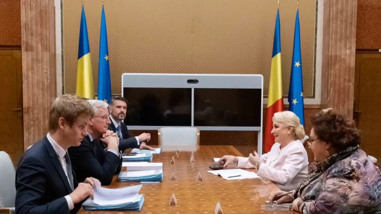 Viorica Dăncilă s-a întâlnit cu negociatorul șef al UE pentru Brexit. Guvern: Acordul de retragere reprezintă cel mai bun instrument pentru limitarea impactului generat de ieșirea Marii Britanii din UE