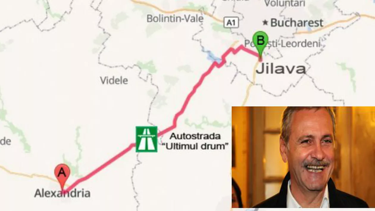 Kamikaze: Susțin autostrada Teleorman-Jilava, ULTIMUL DRUM pentru Liviu Dragnea (FOTO)