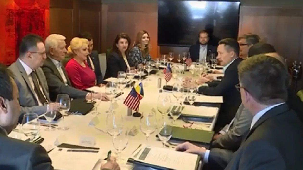 Viorica Dăncilă, întâlnire cu mari companii americane. Ce au DISCUTAT cele două părţi (VIDEO)