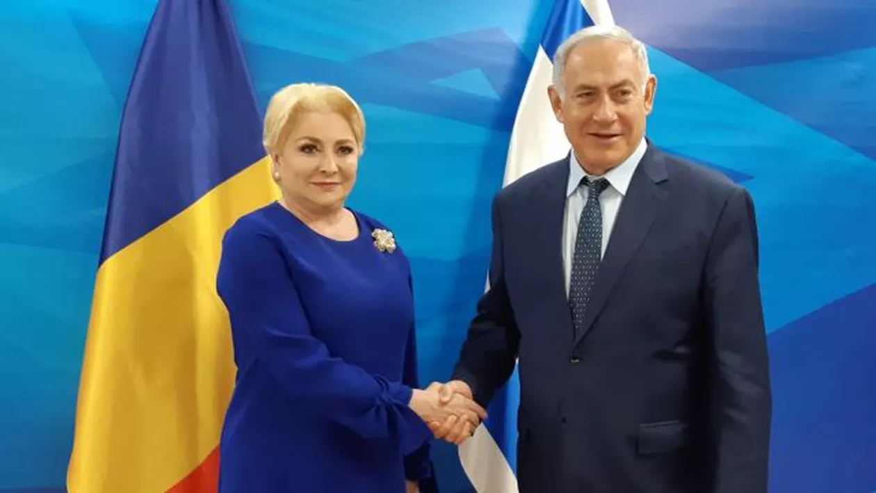 Benjamin Netanyahu, despre mutarea Ambasadei României la Ierusalim: O felicit pe prietena mea Viorica Dăncilă, pentru anunţul făcut