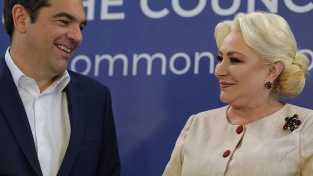 Premierul Alexis Tsipras, primit de Viorica Dăncilă la Palatul Victoria: 'Felicităm Grecia pentru ieșirea din programele de asistență financiară' (VIDEO)
