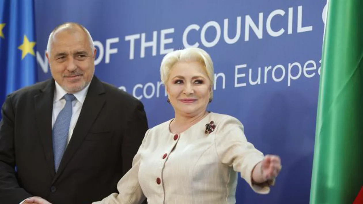 Viorica Dăncilă s-a întâlnit cu omologul său bulgar, Boyko Borissov, la Palatul Victoria (FOTO)
