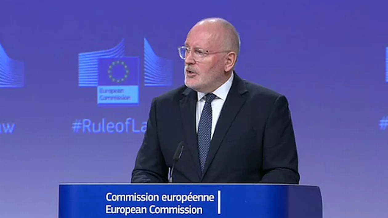 Timmermans: Avertizez Guvernul român să nu întreprindă acțiuni care să afecteze sistemul judiciar. România trebuie urgent să revină la un proces de reformă corect