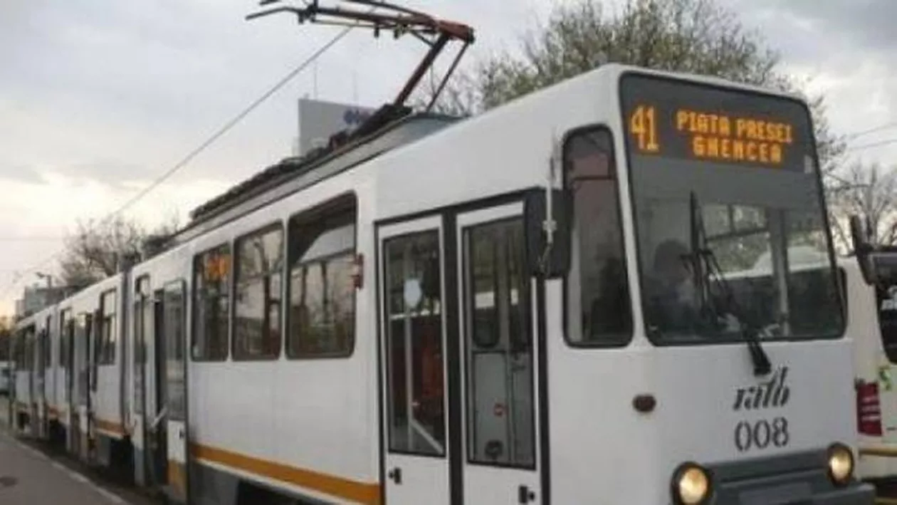 ATENȚIE: Linia tramvaiului 41 se SUSPENDĂ pentru două luni! Ce soluții au călătorii