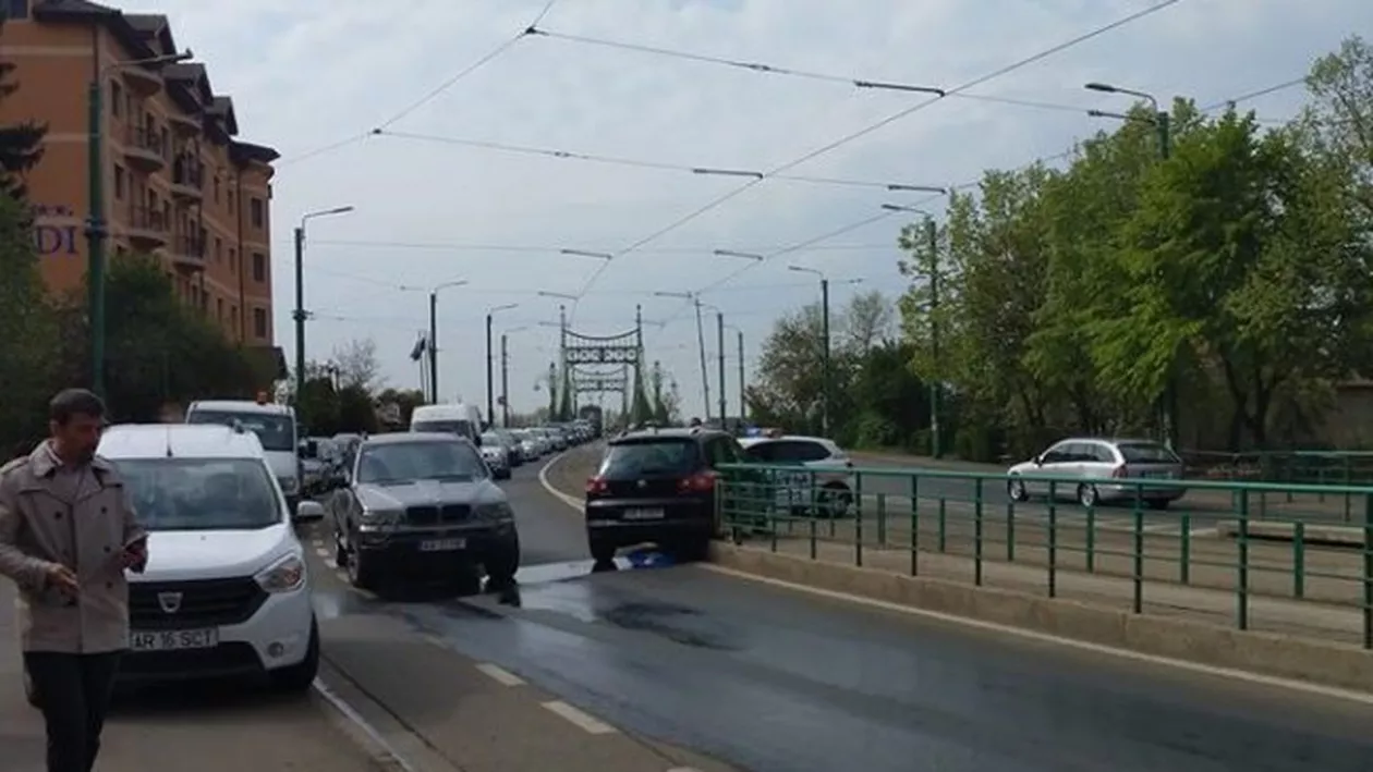 Mașina primarului din Arad, implicată într-un accident rutier