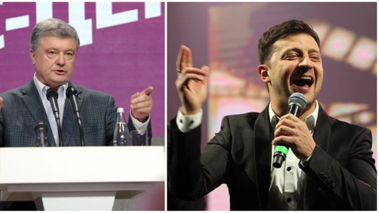 Alegeri prezidențiale în Ucraina: Sondaje USTURĂTOARE pentru Poroșenko înaintea turului II. Actorul de comedie Zelenskiy îl va STRIVI la vot pe actualul președinte