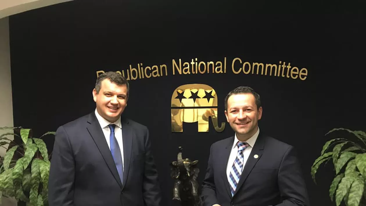 Tomac (PMP), în vizită la sediul Partidului Republican din Washington: Am discutat despre cei peste un milion de români care locuiesc în SUA