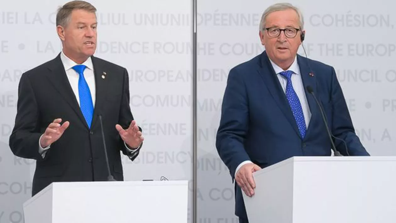 Juncker, întrebat despre statul de drept: România merită o atenție mai mare. Iohannis: Românii își doresc stat de drept, avem și unii politicieni care nu-și doresc stat de drept (VIDEO)