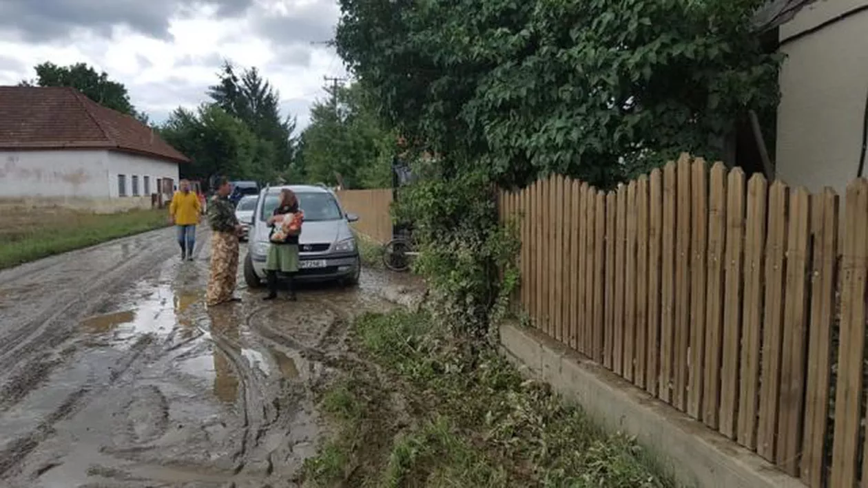 MApN: Militarii au intervenit î județele Alba și Buzău, în sprijinul populației afectate de ploi și inundații