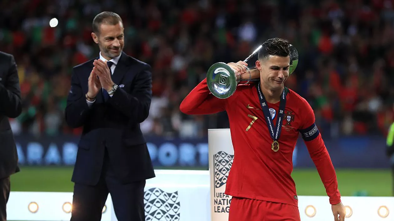 Gest incredibil făcut de Ronaldo, la finalul meciului cu Olanda! Ce i-a spus lui De Ligt: ”Am fost șocat, de aceea am început să râd” (VIDEO)