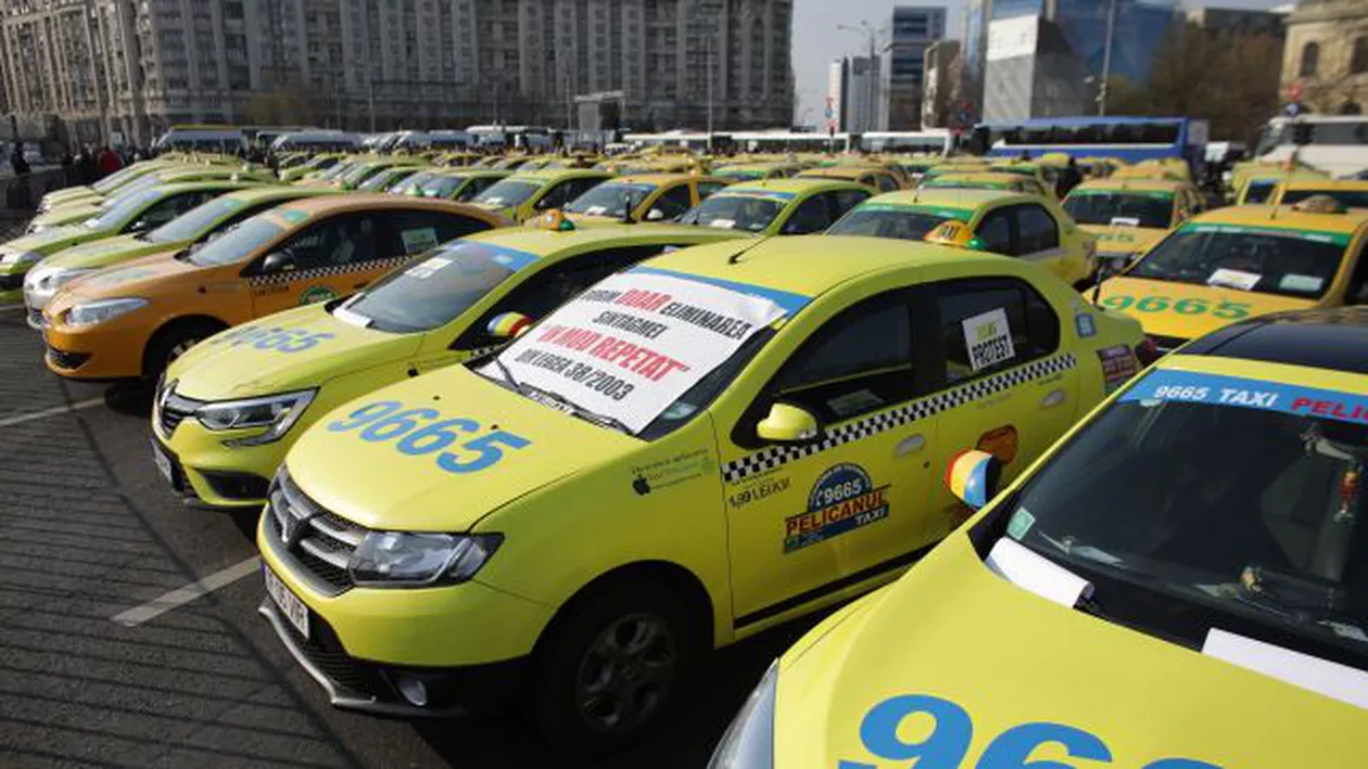 Taximetriștii amenință cu GREVA FOAMEI dacă Guvernul reglementează activitatea companiilor de ridesharing precum Uber, Bolt sau Clever