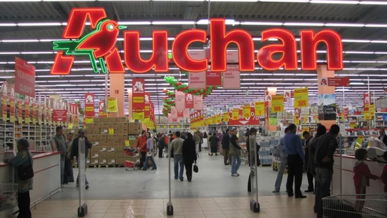 Probleme pentru AUCHAN: Mai multe magazine, ÎNCHISE temporar